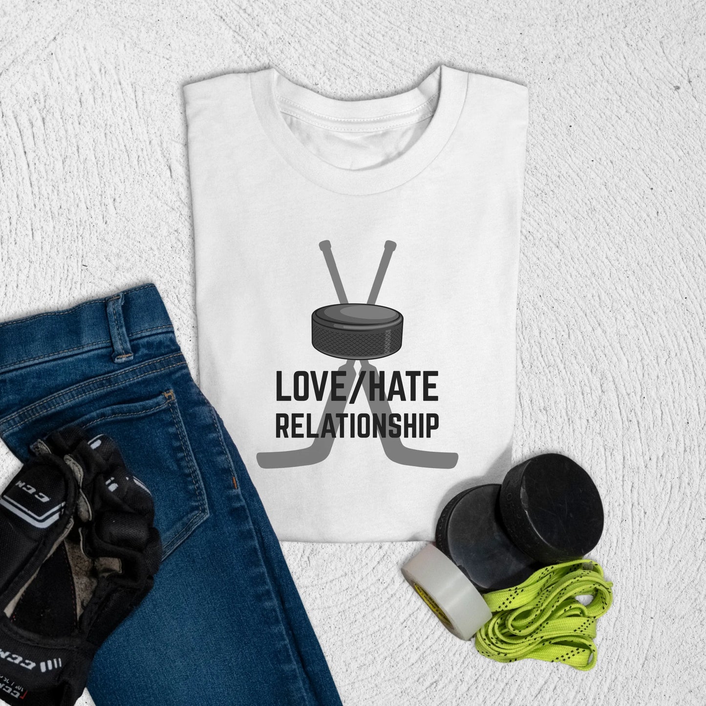 Youth Love Hate T-Shirt S / White Kids clothes