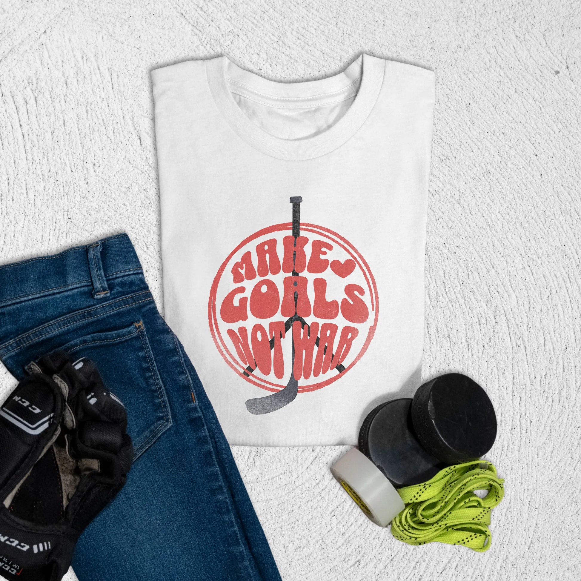 Youth Make Goals T-Shirt S / White Kids clothes