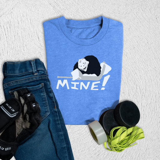 Youth MINE T-Shirt S / Heather Columbia Blue Kids clothes