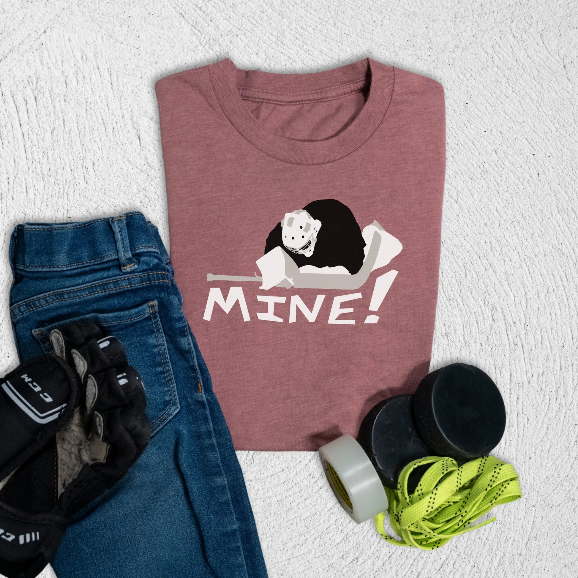 Youth MINE T-Shirt S / Heather Mauve Kids clothes