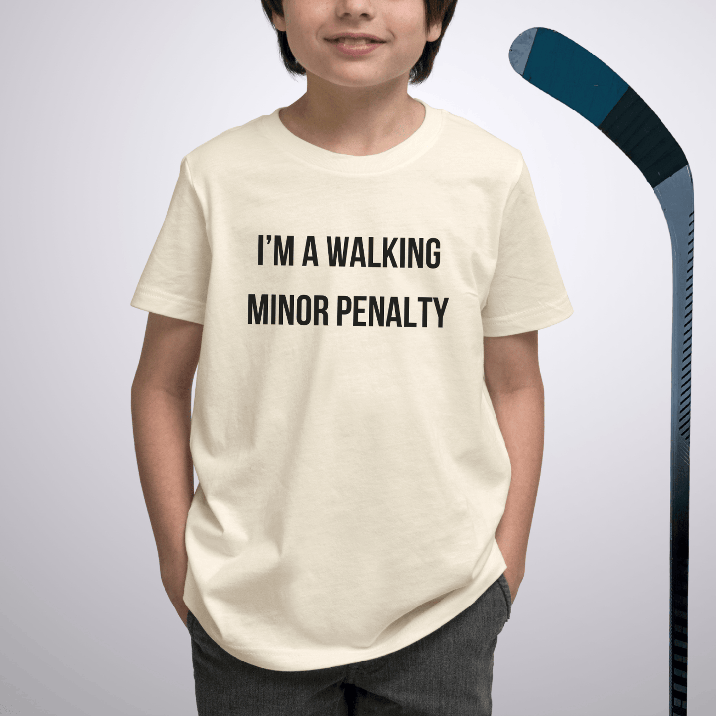 Youth Minor Penalty T-Shirt Natural / S Kids clothes