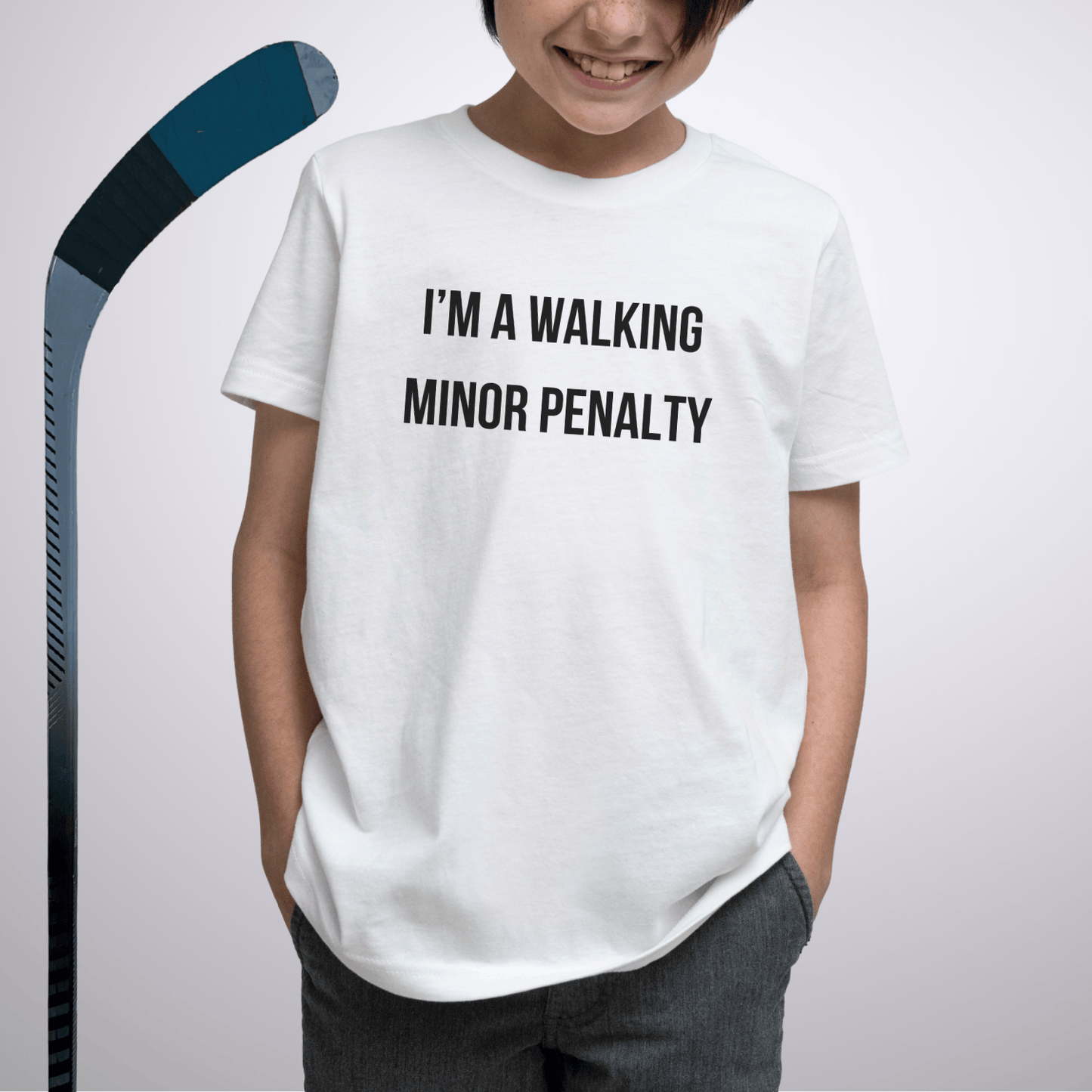 Youth Minor Penalty T-Shirt White / S Kids clothes