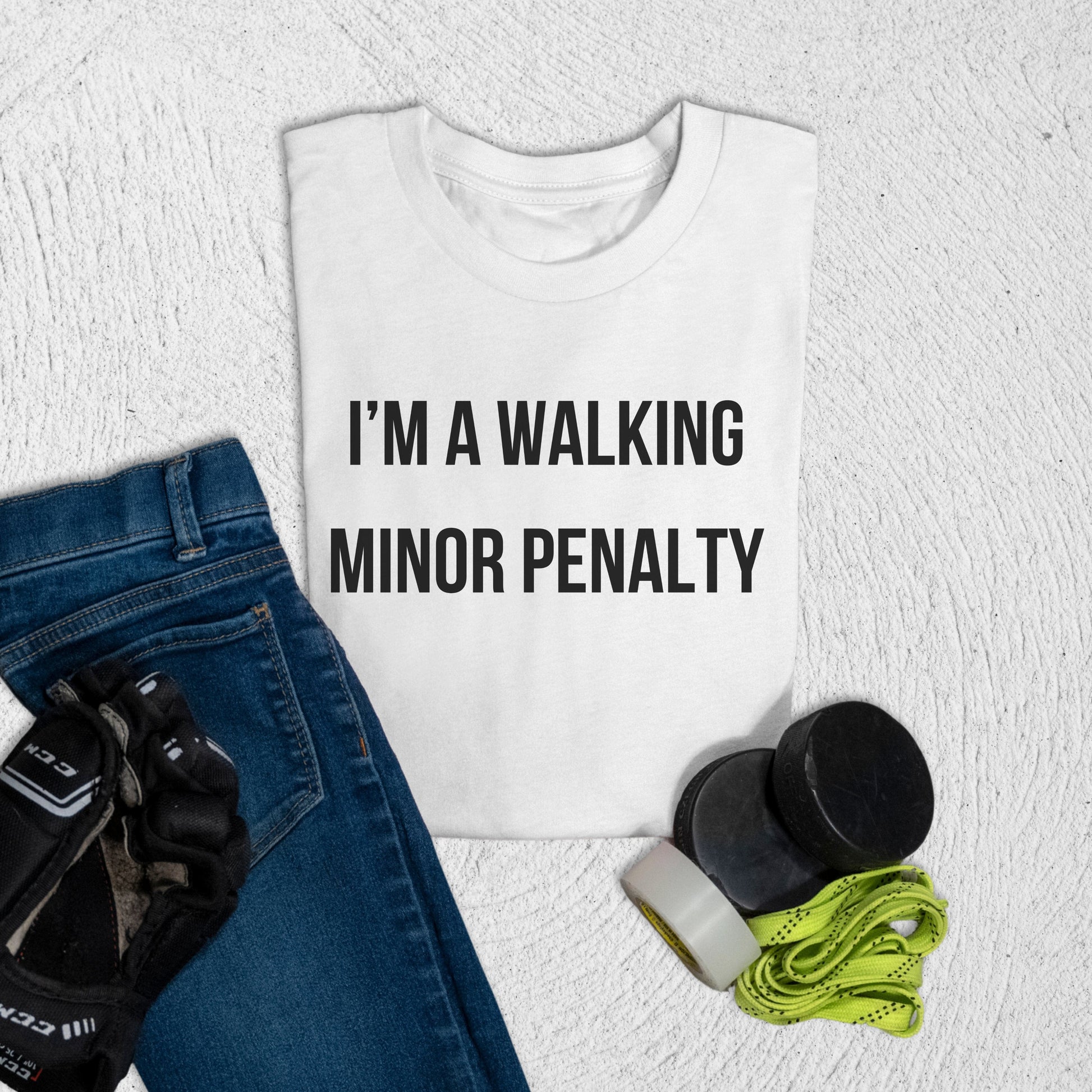 Youth Minor Penalty T-Shirt White / S T-Shirt