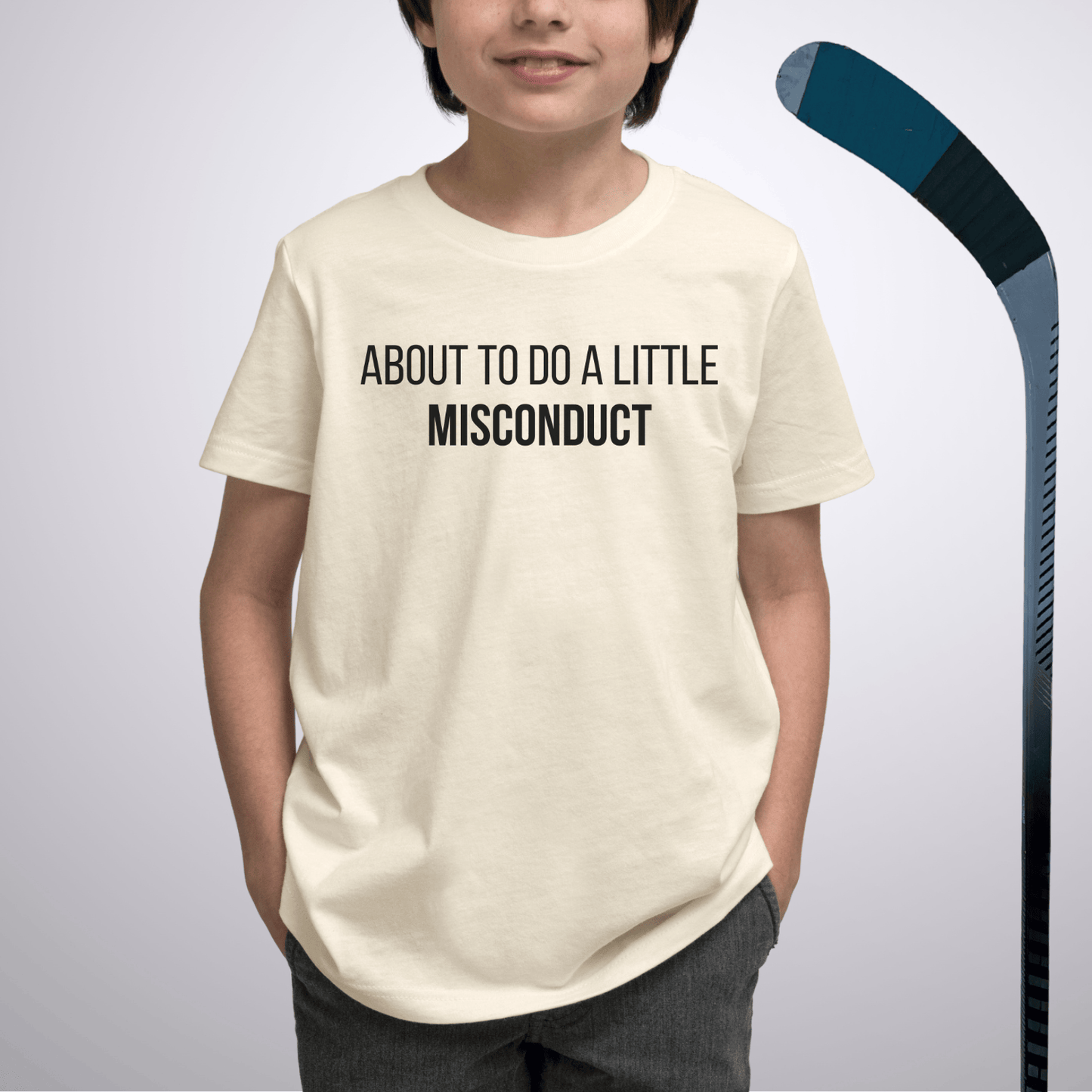 Youth Misconduct T-Shirt Natural / S Kids clothes