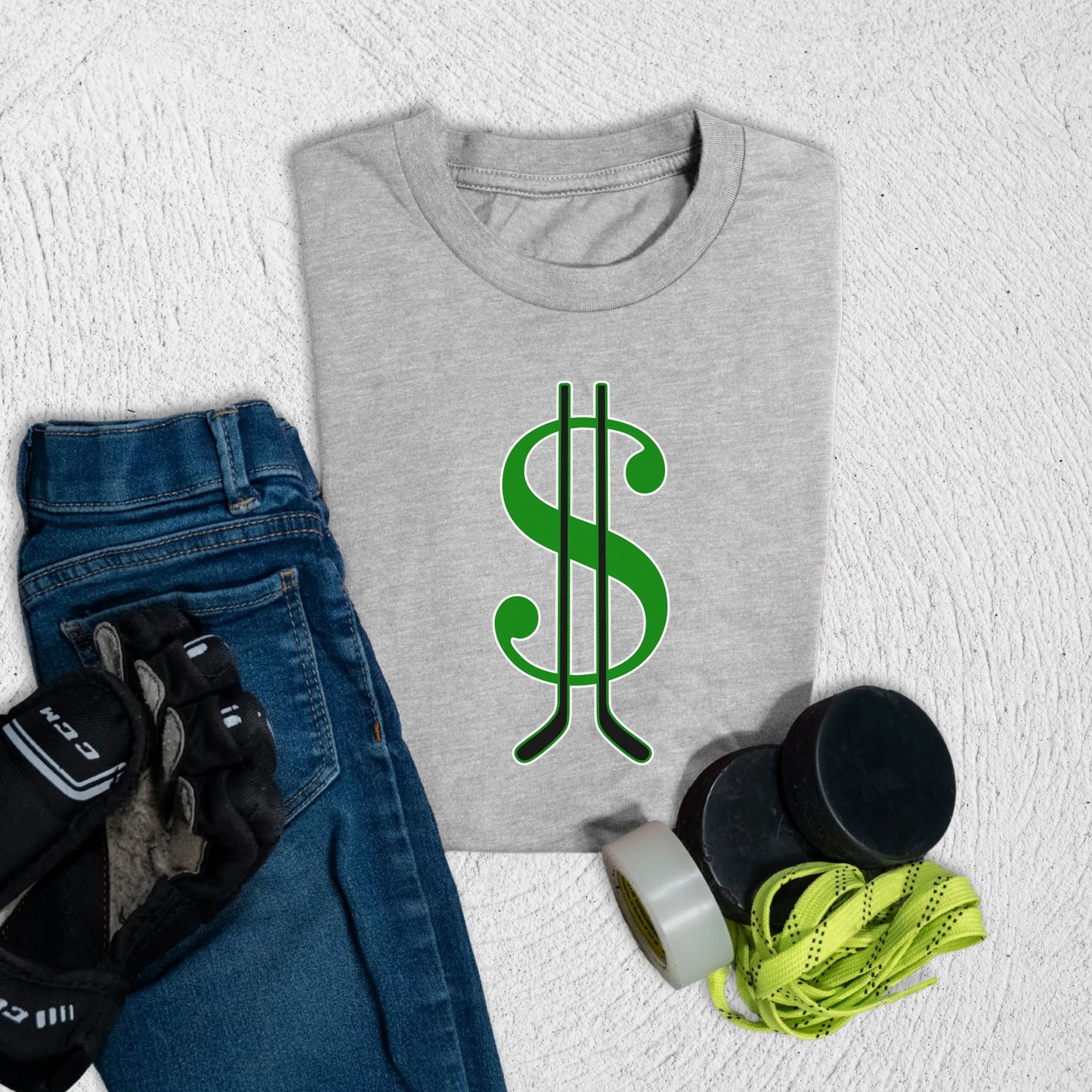 Youth Money Sticks T-Shirt S / Athletic Heather Kids clothes