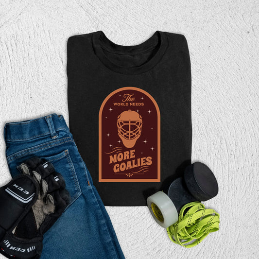 Youth More Goalies T-Shirt S / Black Kids clothes
