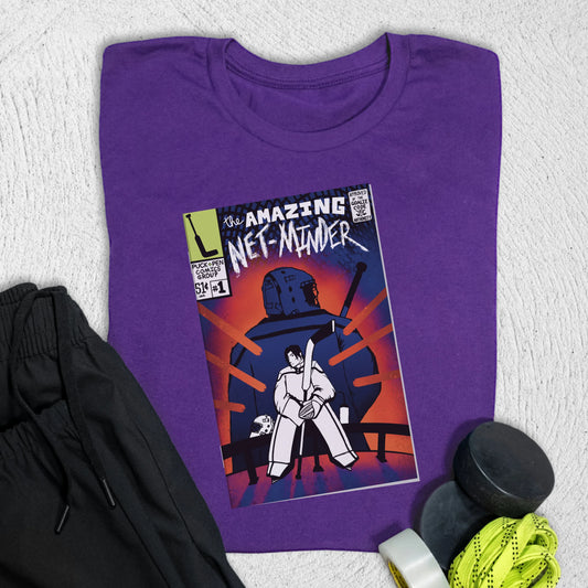 Youth NetMinder Comic T-Shirt S / Team Purple Kids clothes