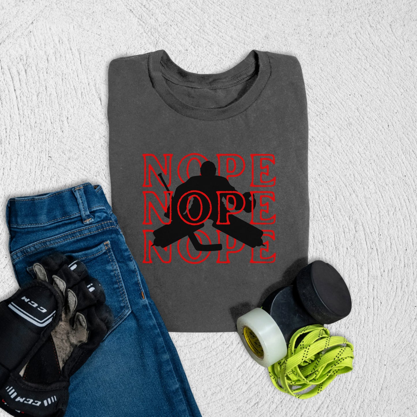 Youth Nope T-Shirt Asphalt / S Kids clothes