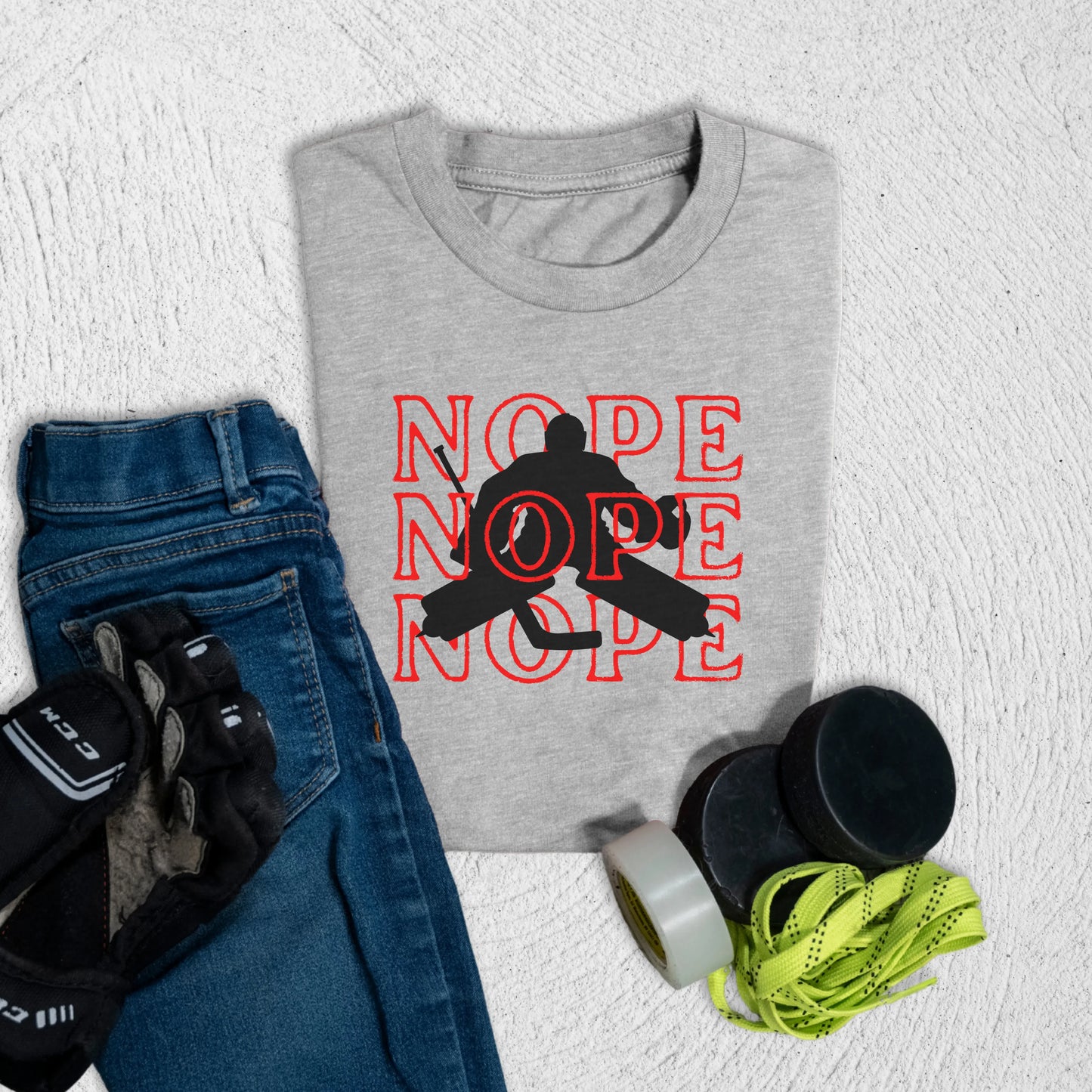 Youth Nope T-Shirt Athletic Heather / S Kids clothes