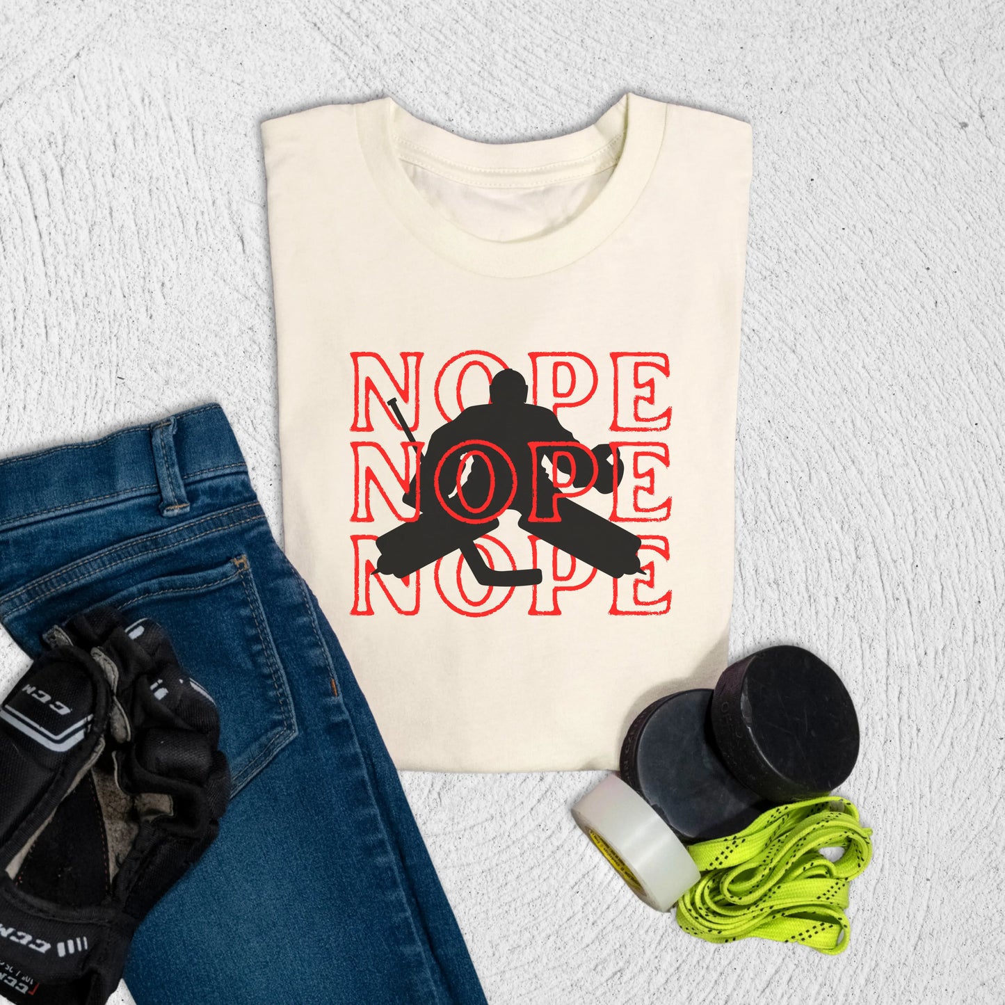 Youth Nope T-Shirt Natural / S Kids clothes