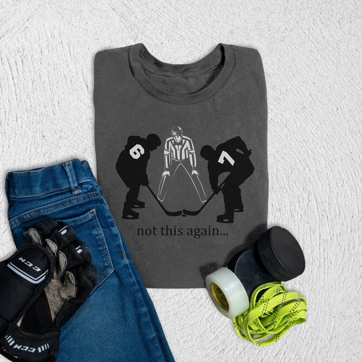 Youth Not Six Seven Again T-Shirt S / Asphalt Kids clothes