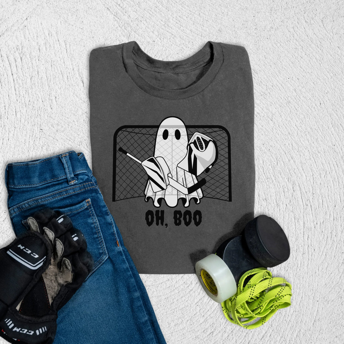 Youth Oh Boo T-Shirt S / Asphalt Kids clothes