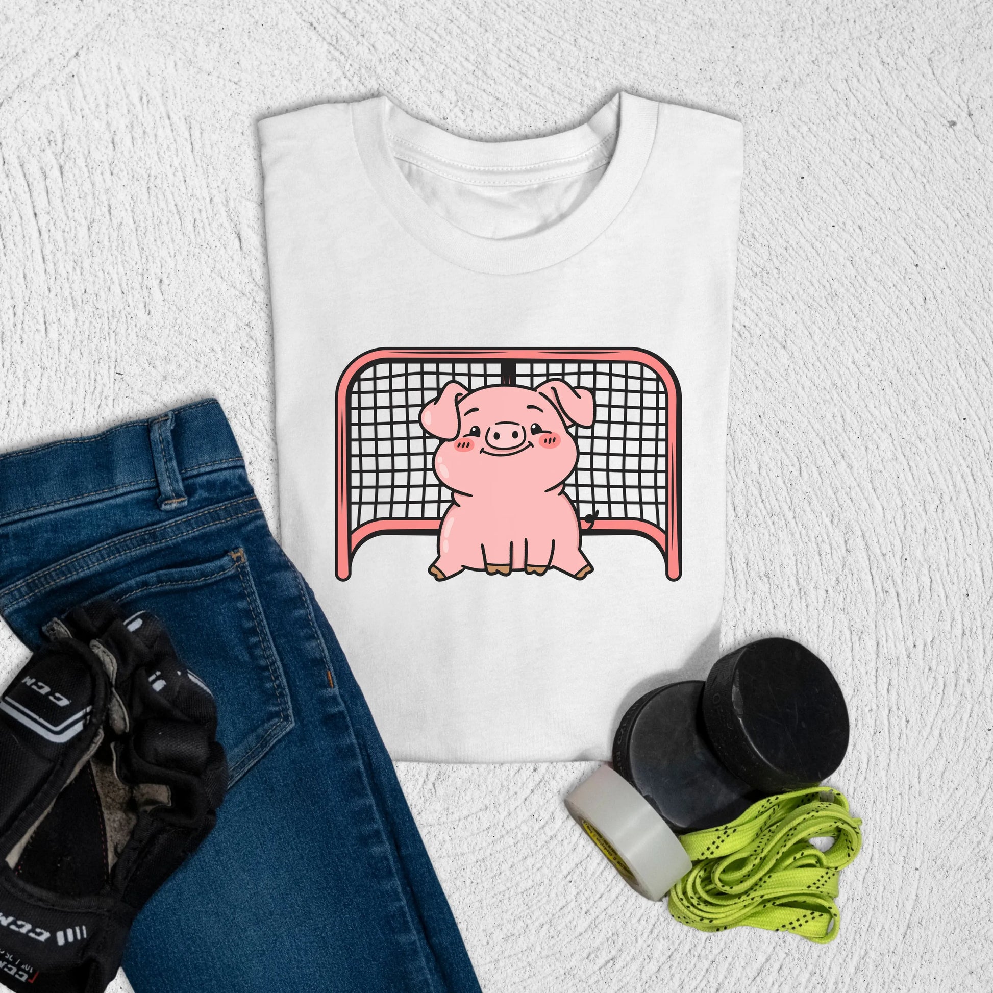 Youth Pig T-Shirt S / White Kids clothes