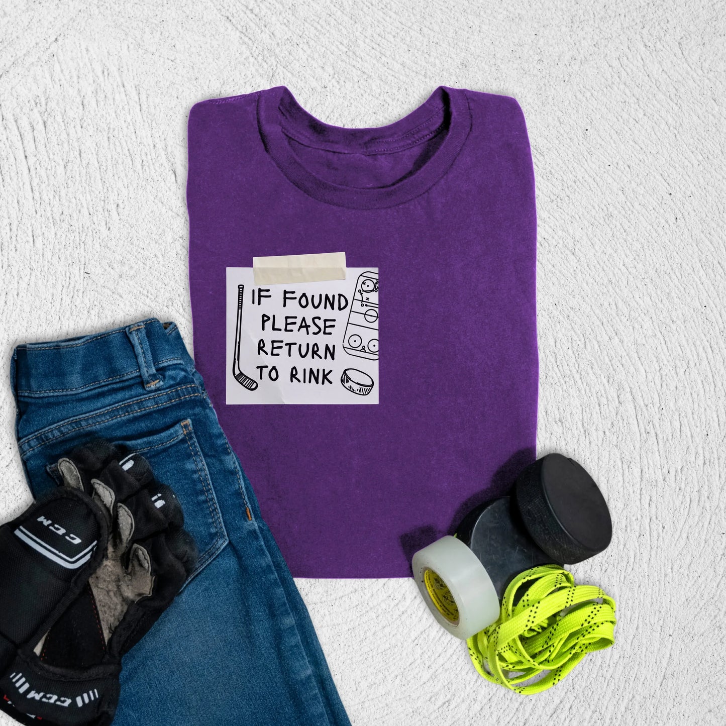Youth Please Return T-Shirt M / Team Purple Kids clothes