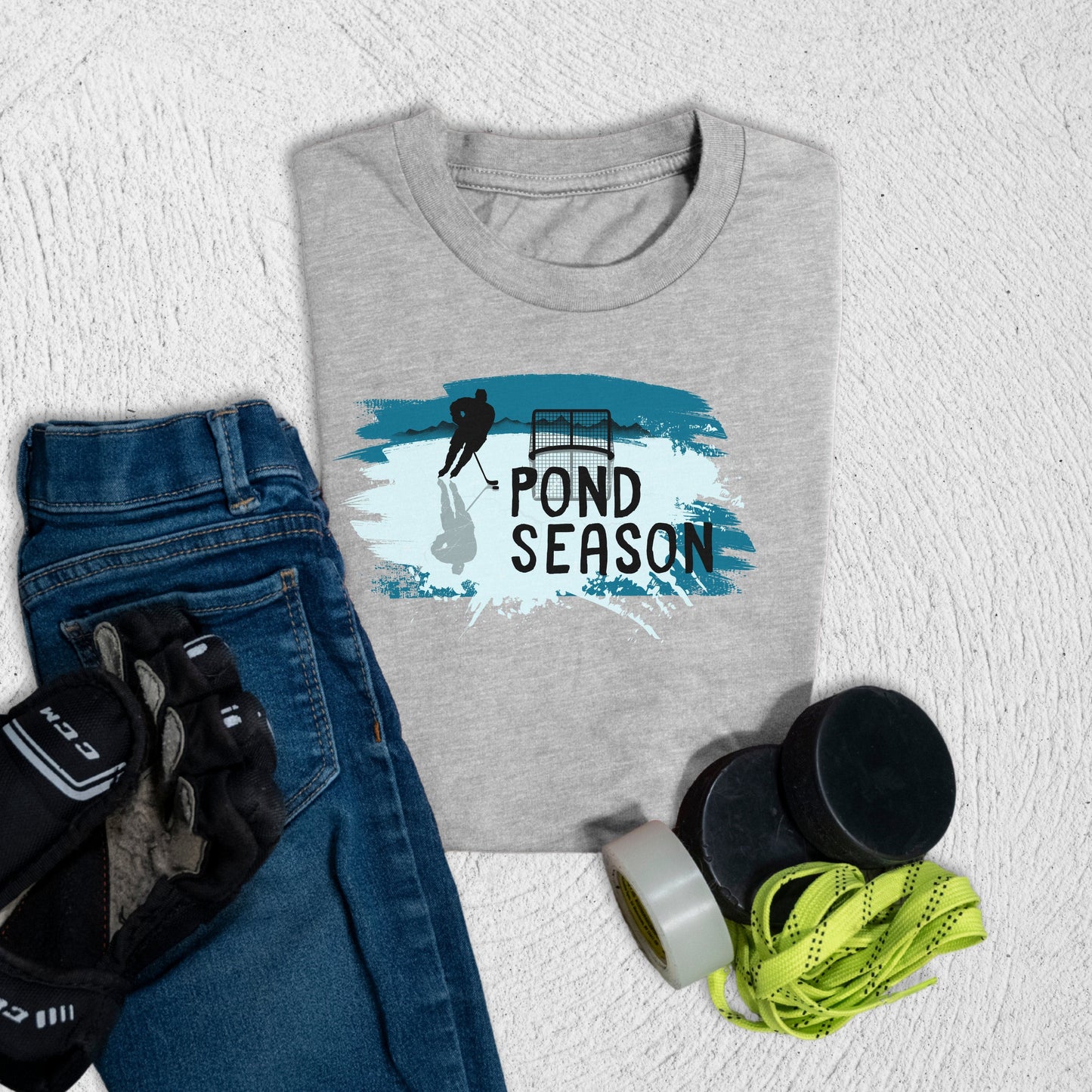 Youth Pond Season T-Shirt Athletic Heather / S T-Shirt