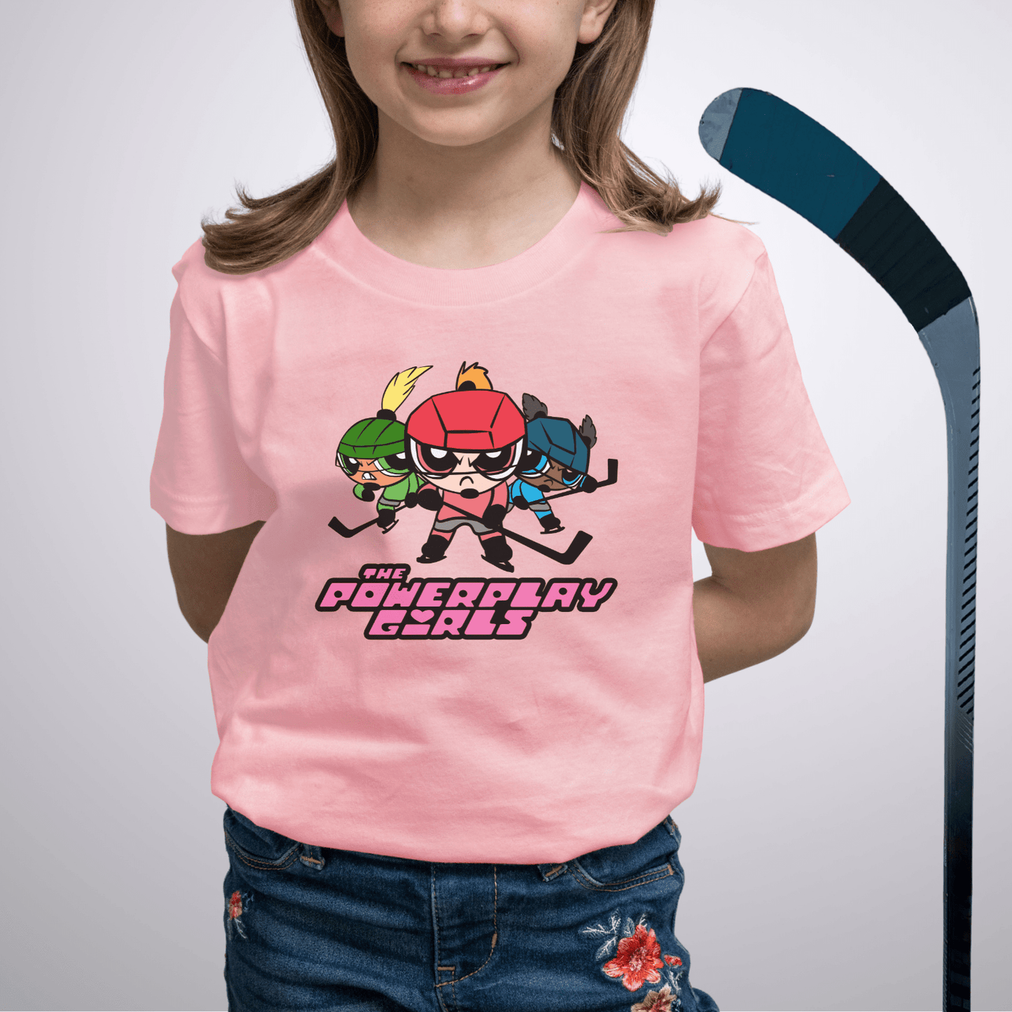 Youth Powerplay Girls T-Shirt Pink / S Kids clothes