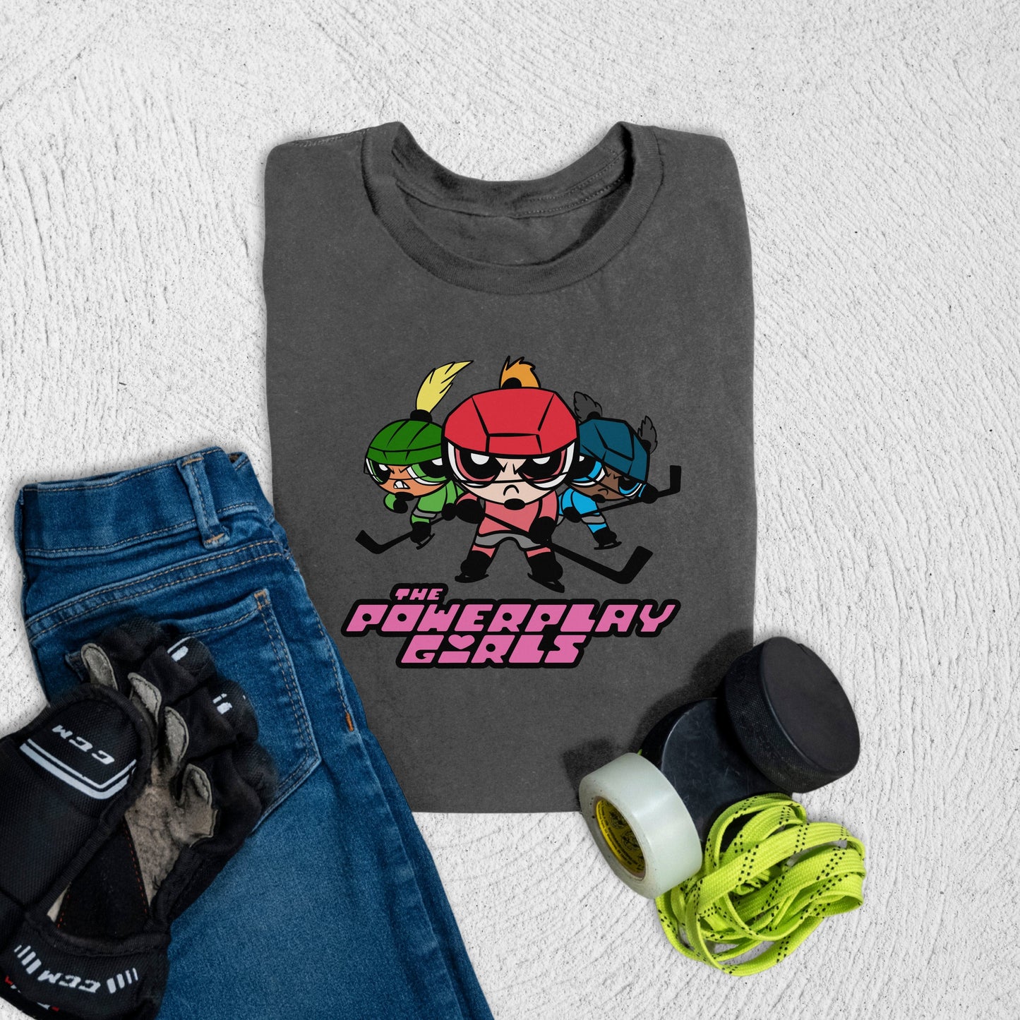 Youth Powerplay T-Shirt Asphalt / S T-Shirt