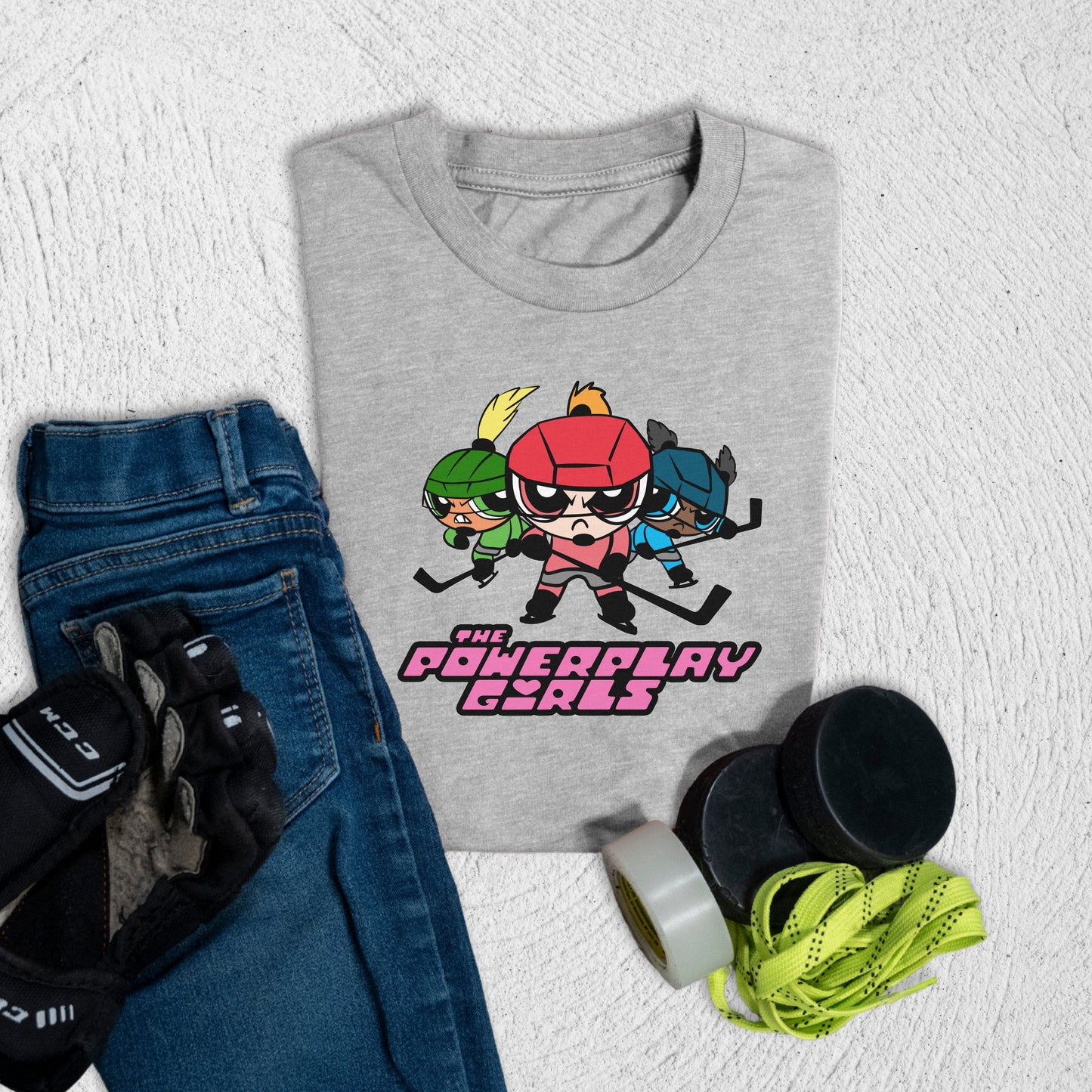 Youth Powerplay T-Shirt Athletic Heather / S T-Shirt