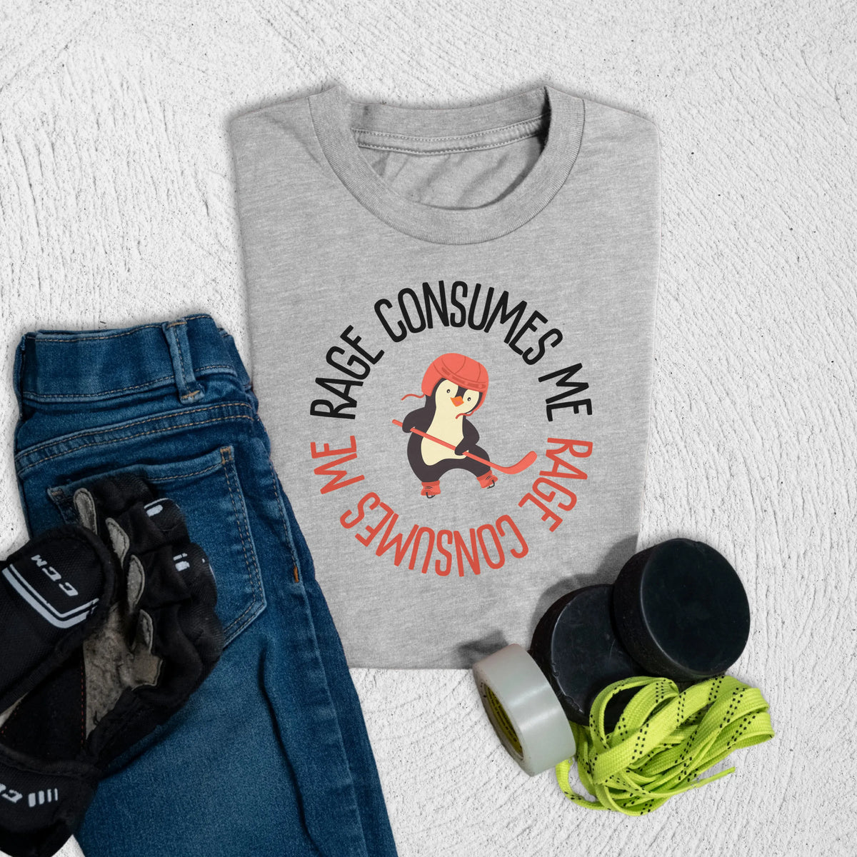 Youth Rage T-Shirt S / Athletic Heather Kids clothes