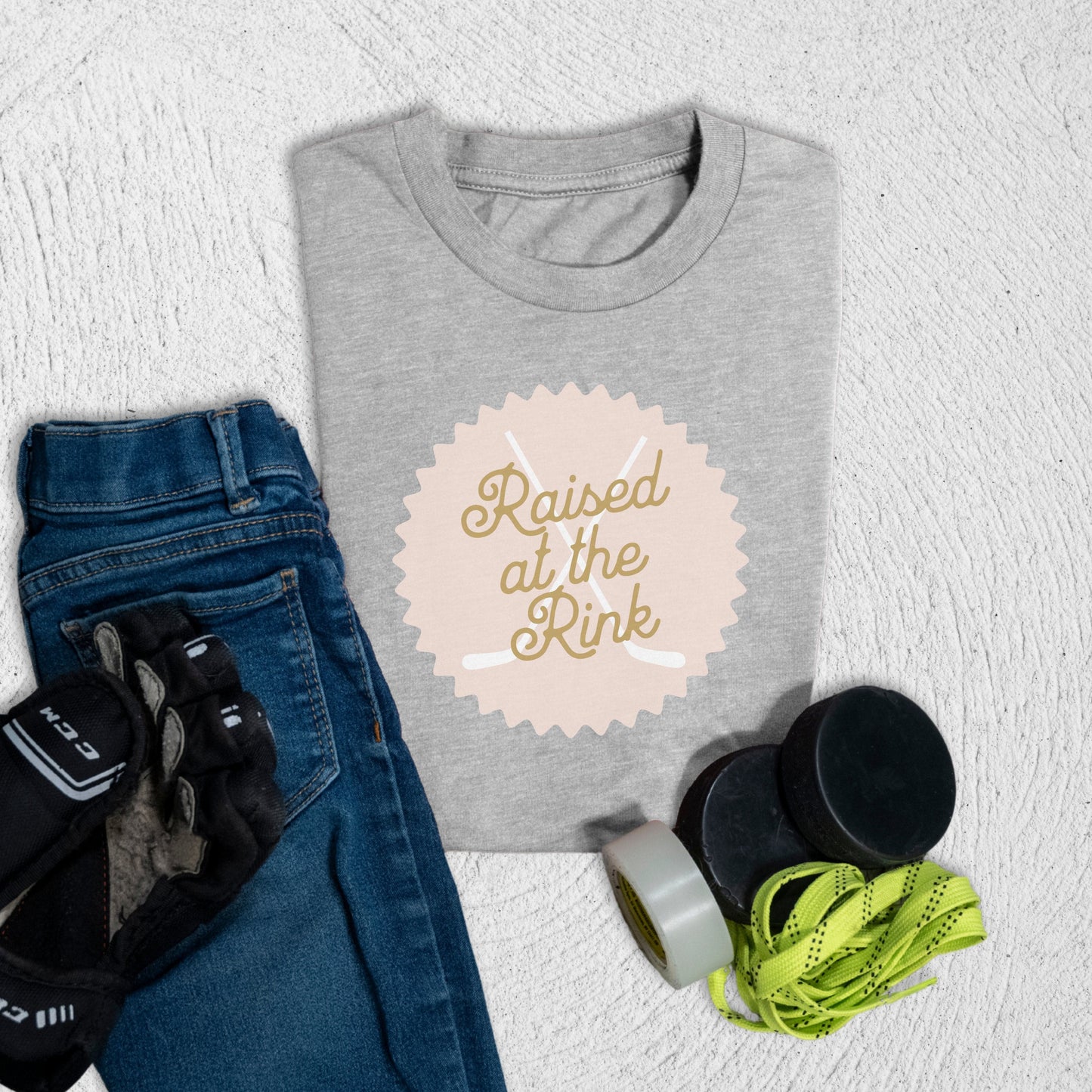 Youth Raised T-Shirt Athletic Heather / S T-Shirt