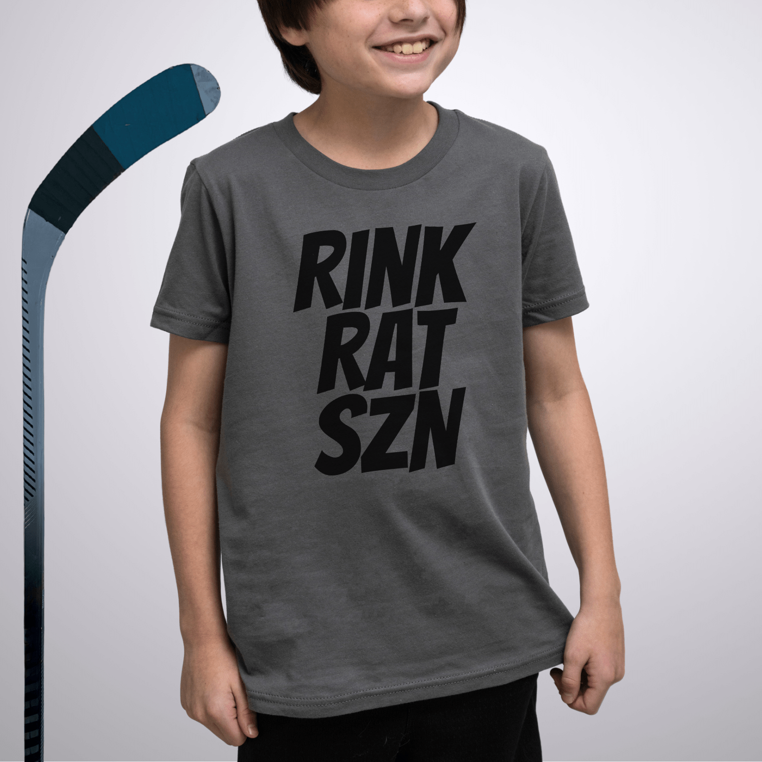 Youth Rink Rat Szn T-Shirt Asphalt / S Kids clothes