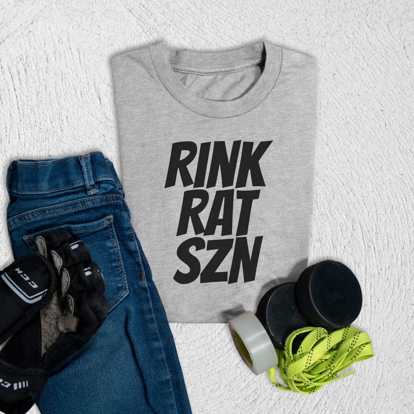 Youth Rink Rat Szn T-Shirt S / Athletic Heather Kids clothes