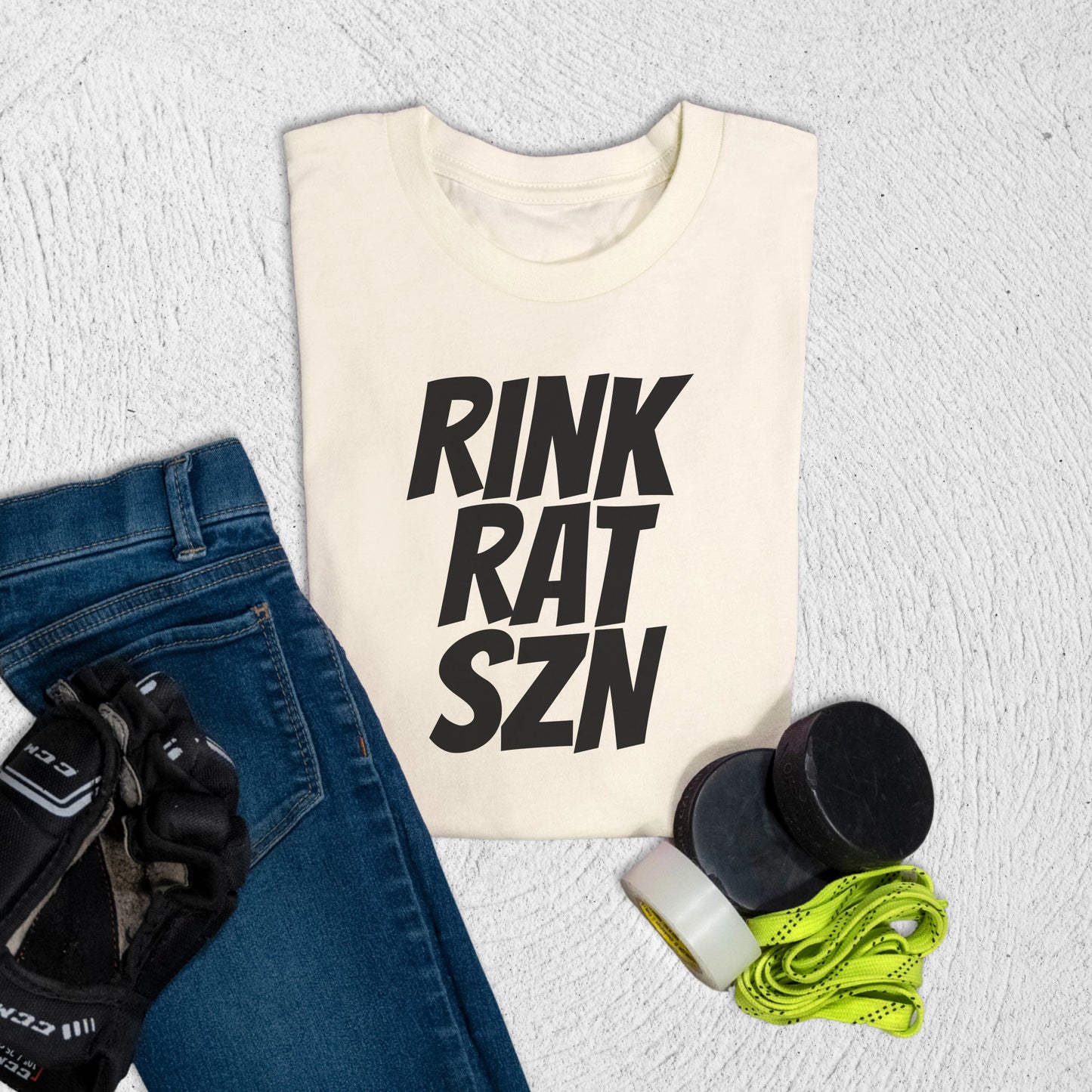 Youth Rink Rat Szn T-Shirt S / Natural Kids clothes
