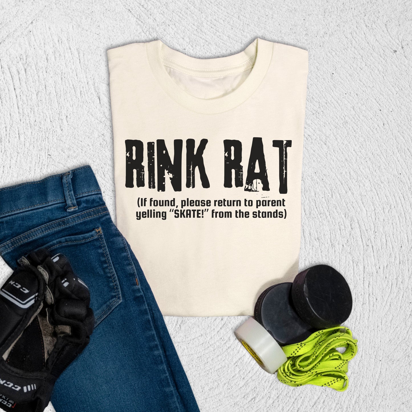 Youth Rink Rat T-Shirt Natural / S T-Shirt