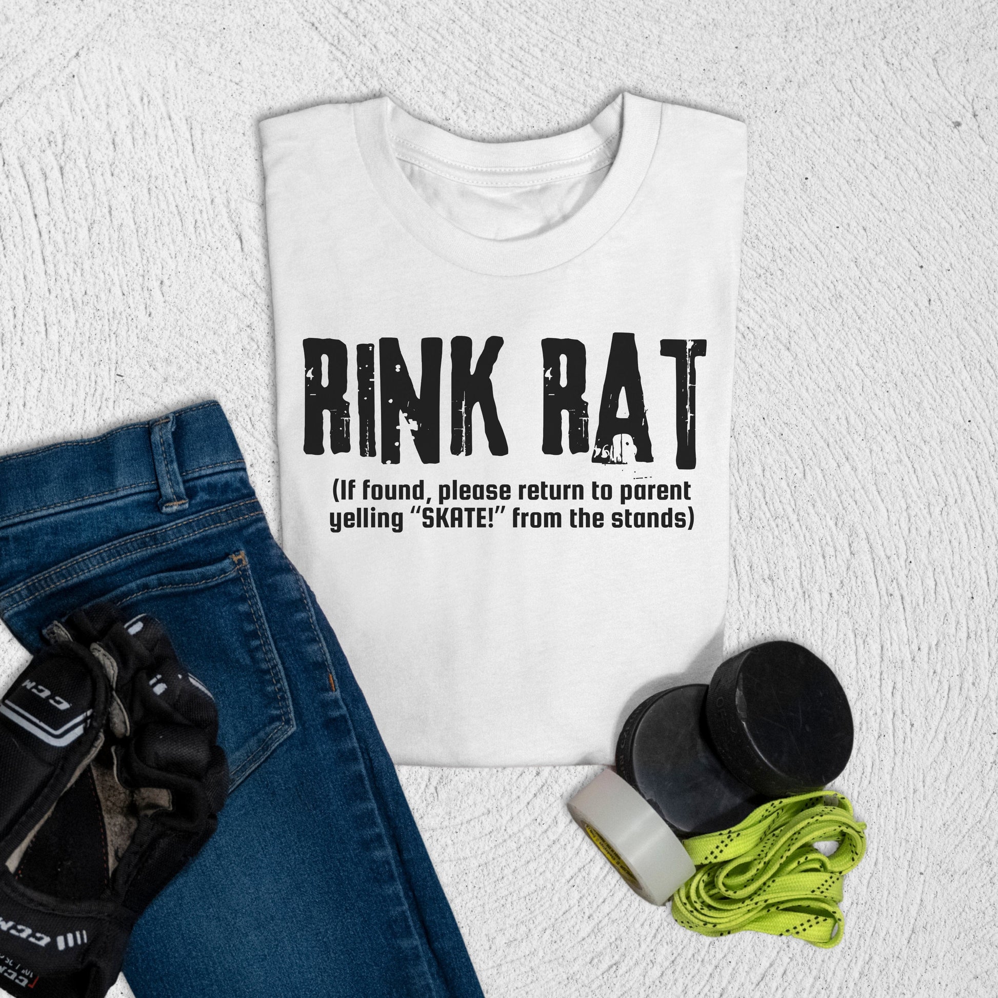 Youth Rink Rat T-Shirt White / S T-Shirt