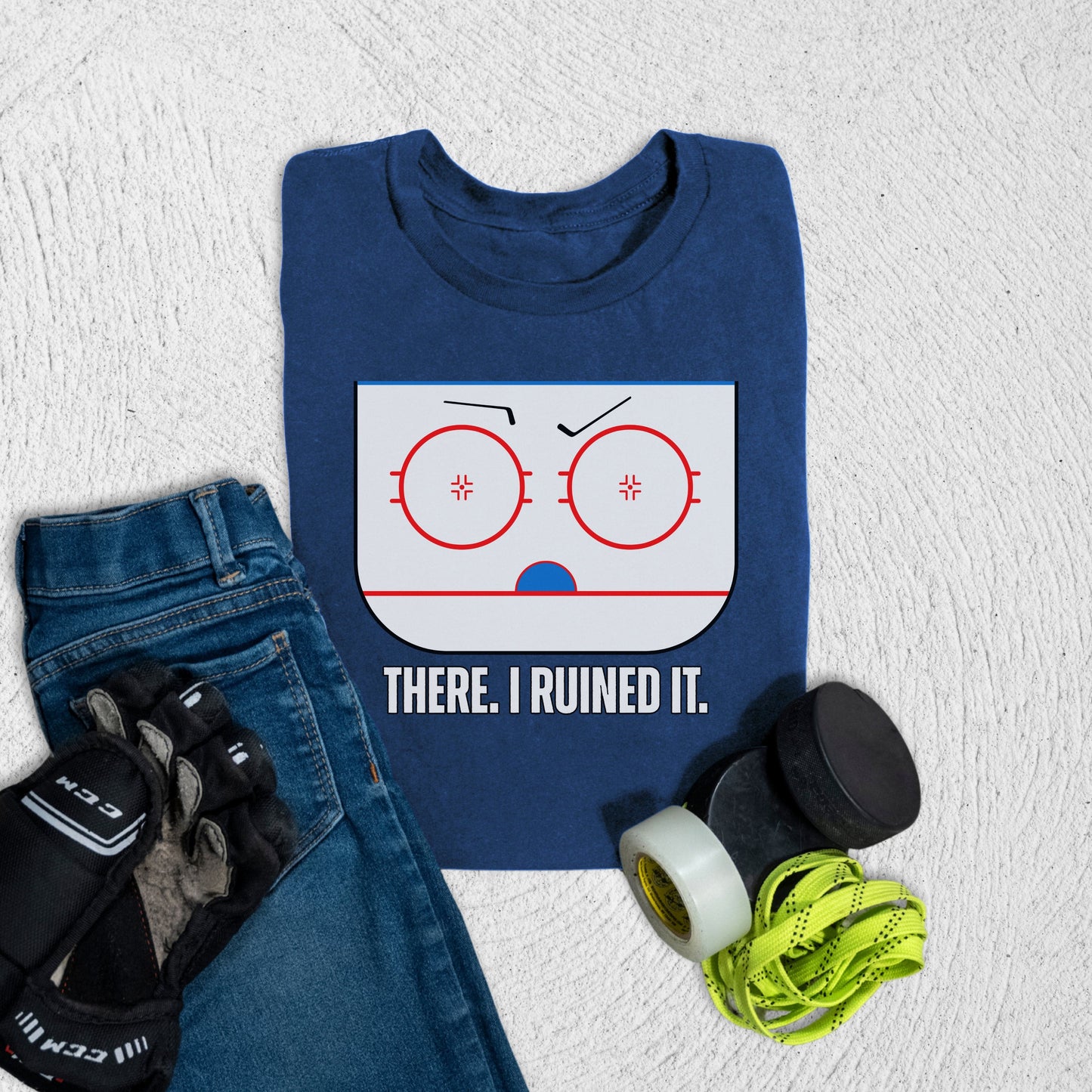 Youth Ruined It T-Shirt Navy / S T-Shirt