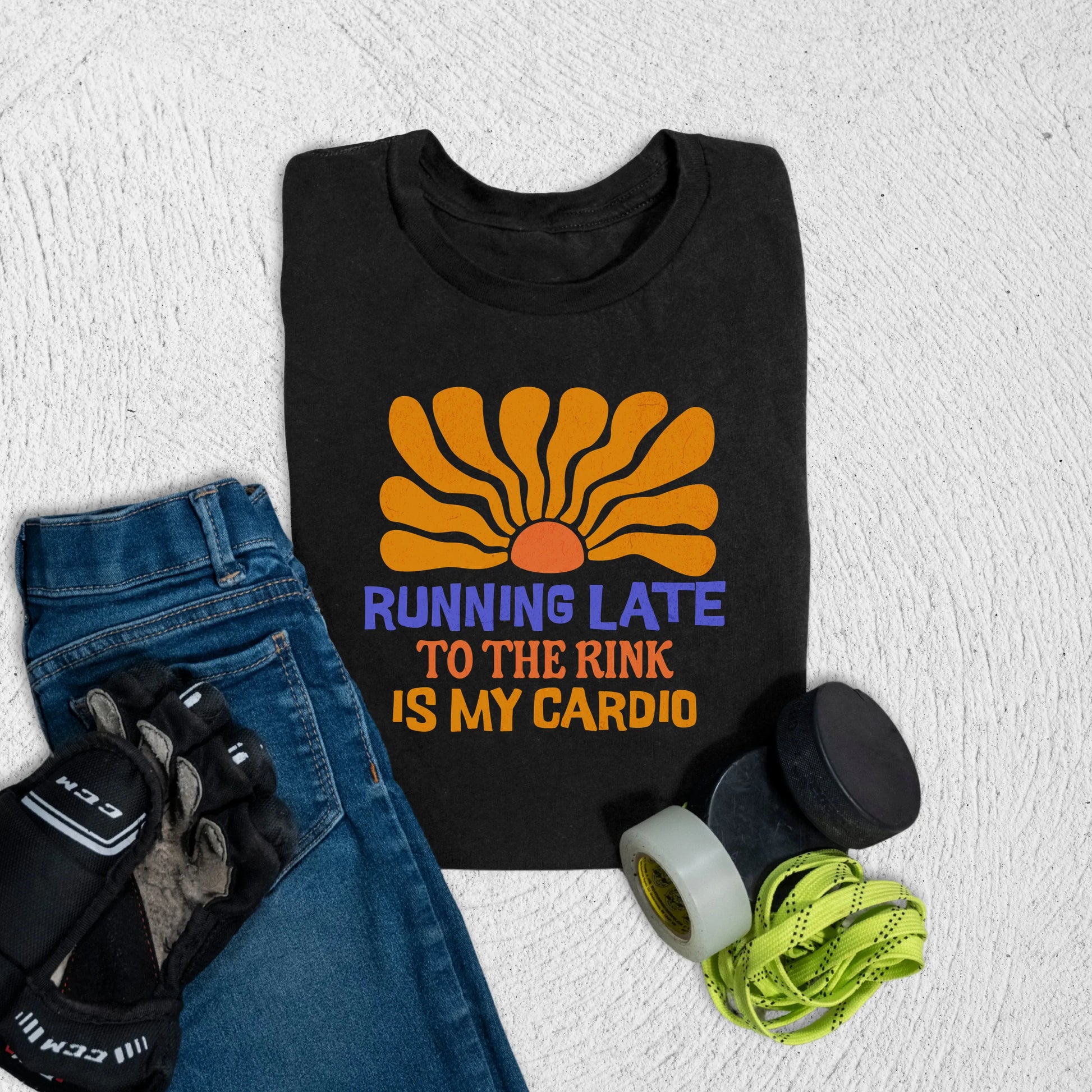 Youth Running Late T-Shirt S / Black Kids clothes