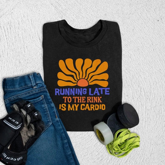 Youth Running Late T-Shirt S / Black Kids clothes