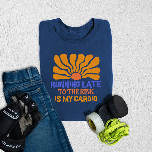 Youth Running Late T-Shirt S / Navy Kids clothes
