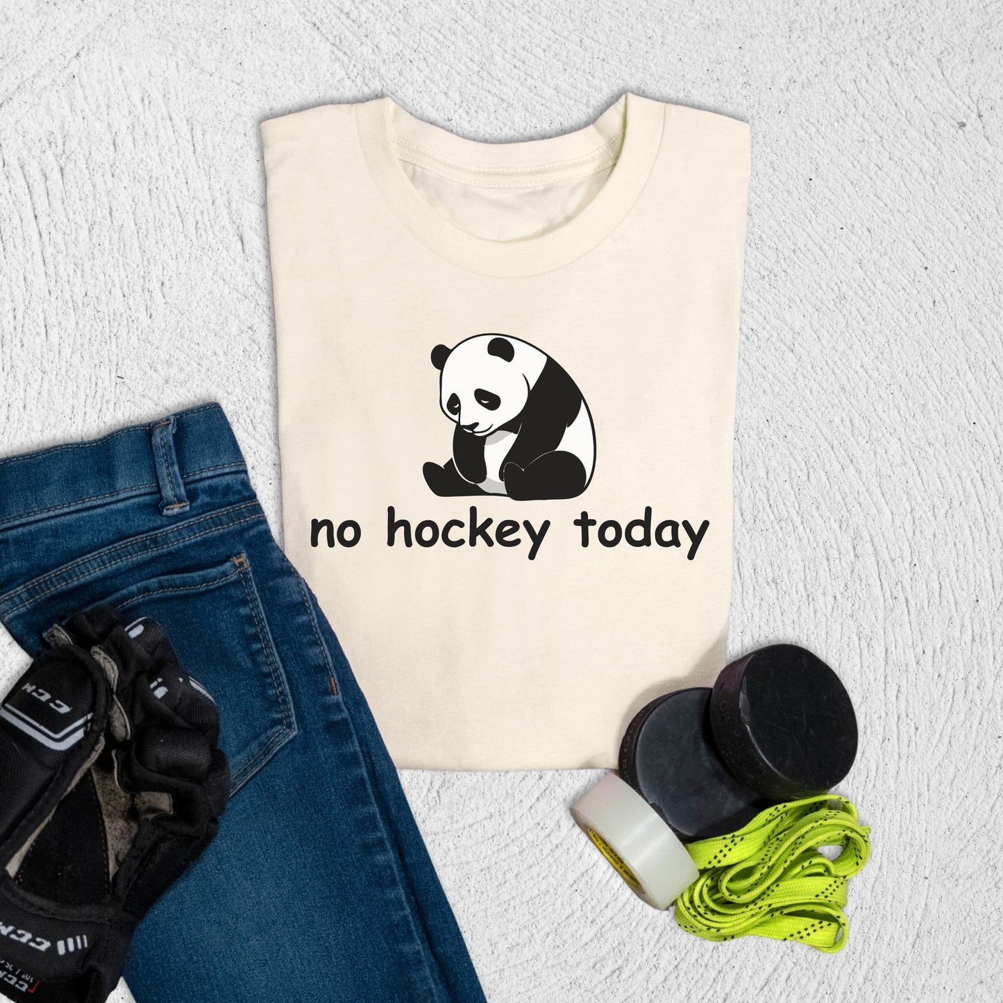Youth Sad Panda T-Shirt Natural / S T-Shirt