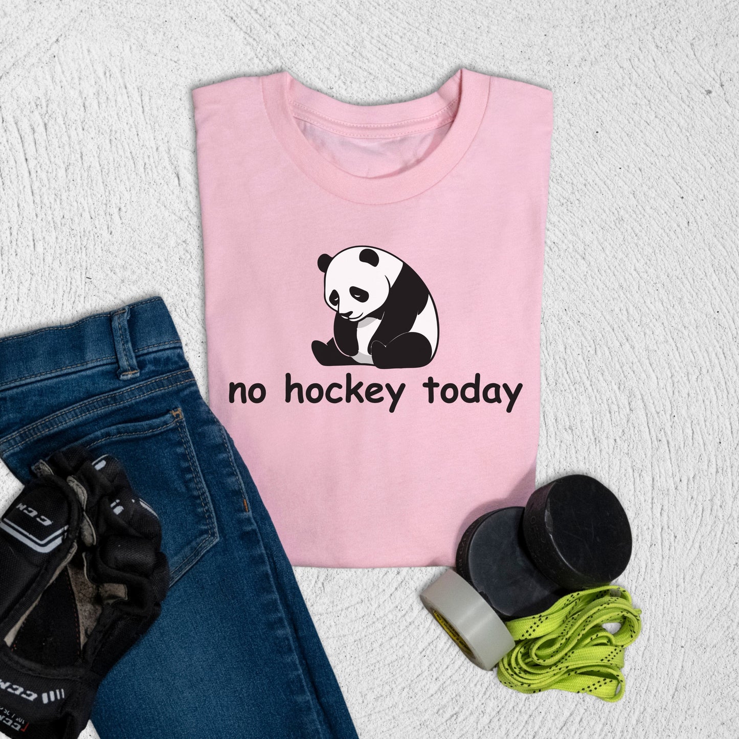 Youth Sad Panda T-Shirt Pink / M T-Shirt