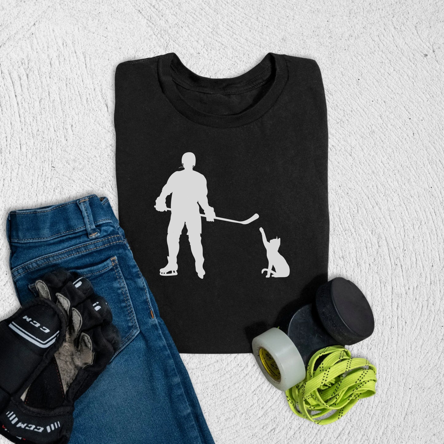 Youth Silhouette T-Shirt L / Black Kids clothes