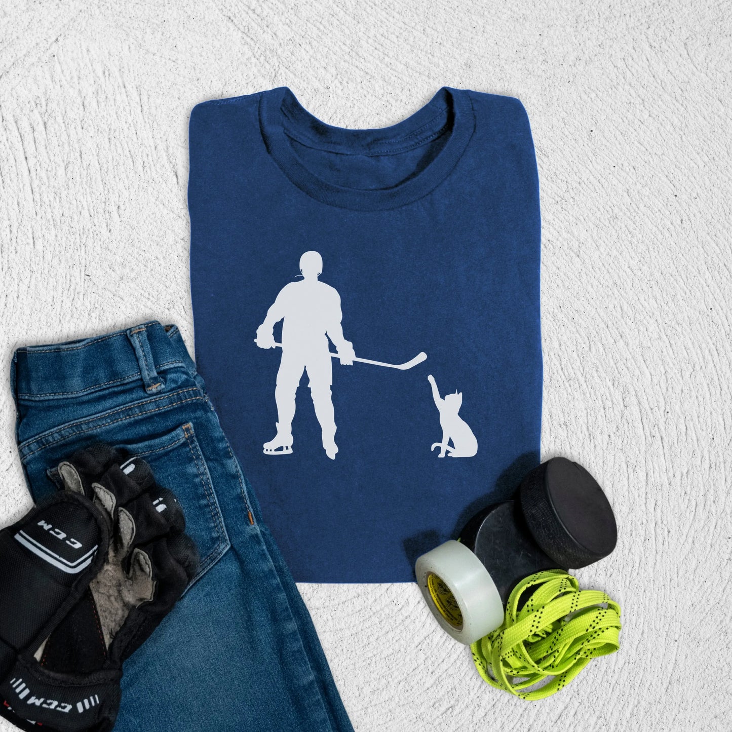 Youth Silhouette T-Shirt S / Navy Kids clothes