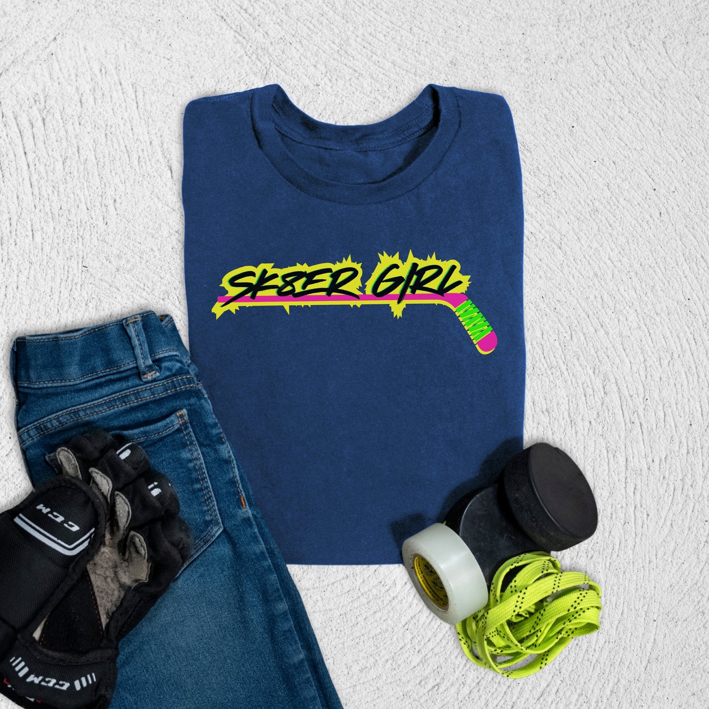 Youth Skater Girl T-Shirt Navy / S T-Shirt