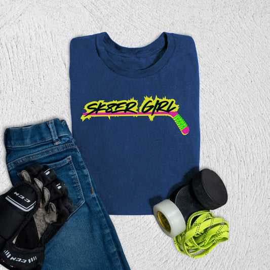 Youth Skater Girl T-Shirt Navy / S T-Shirt