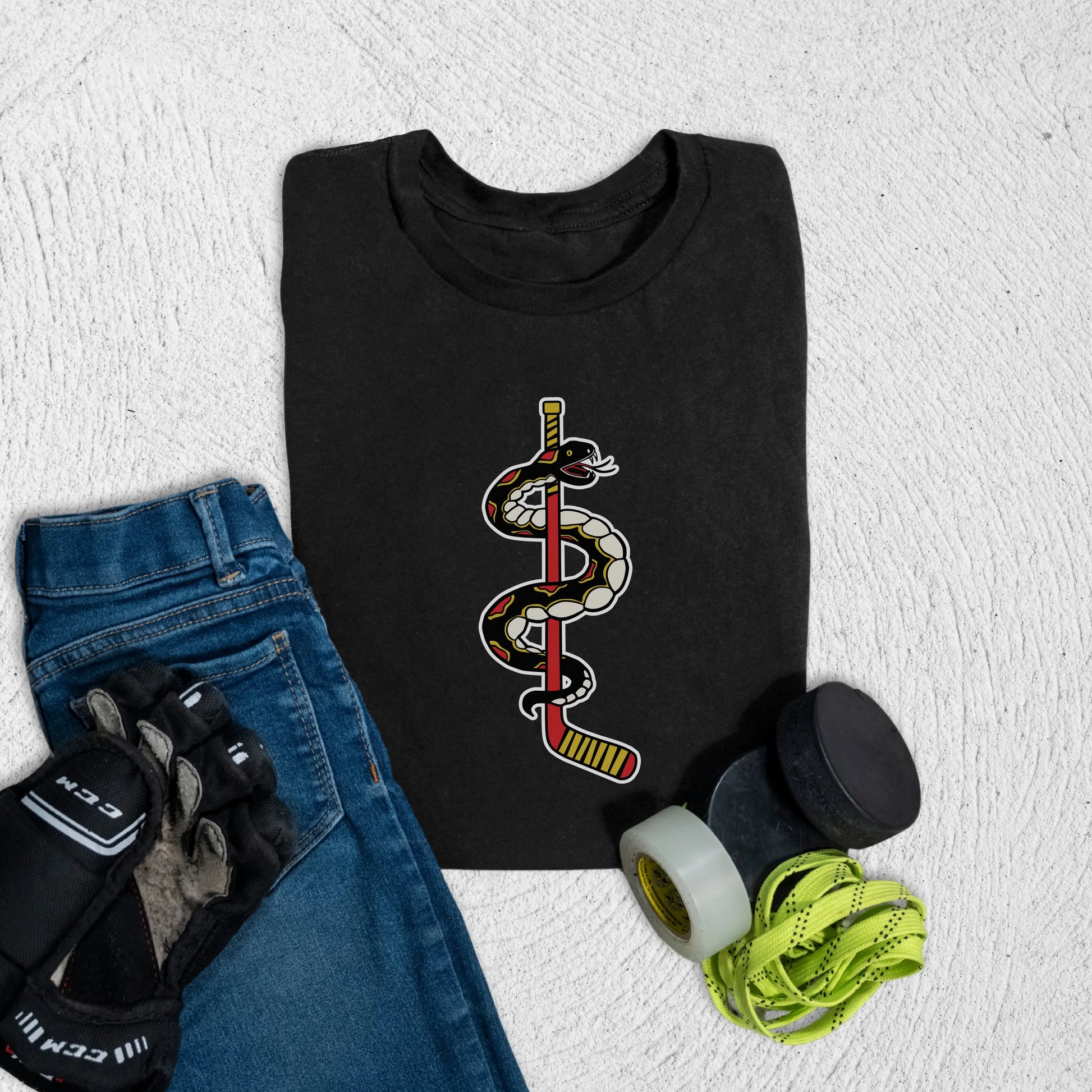 Youth Snake Stick T-Shirt S / Black Kids clothes