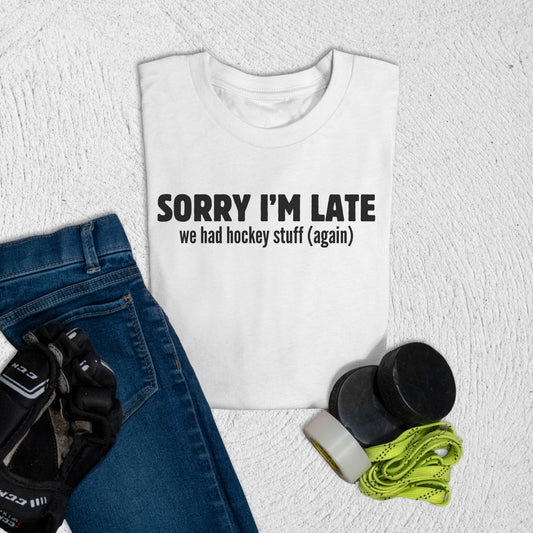 Youth Sorry I'm Late T-Shirt White / S T-Shirt