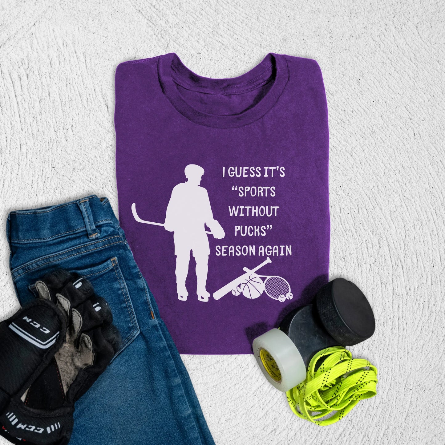 Youth Sports Without Pucks T-Shirt S / Team Purple Kids clothes