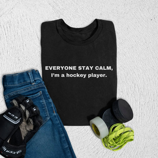 Youth Stay Calm T-Shirt S / Black Kids clothes