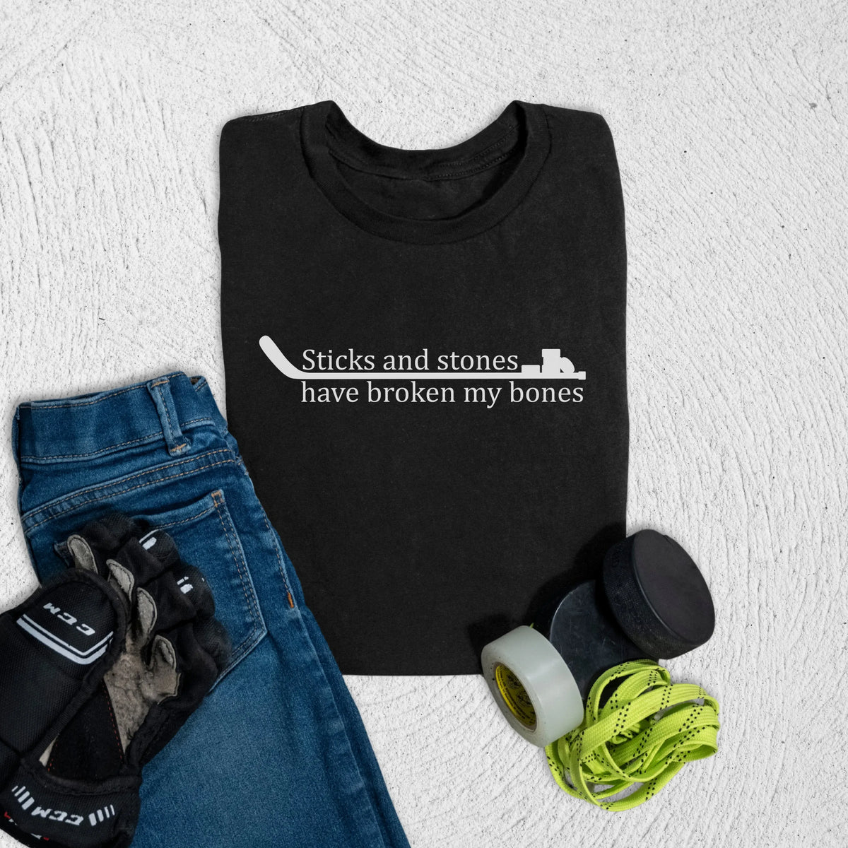 Youth Sticks And Stones T-Shirt S / Black Kids clothes