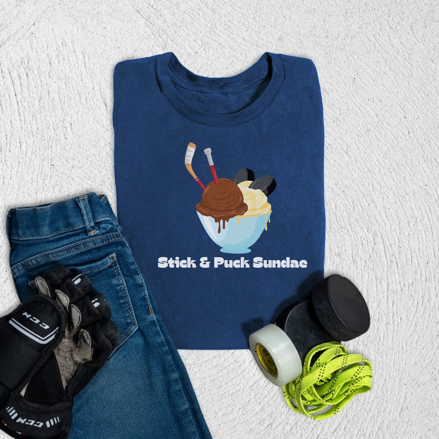 Youth Sundae T-Shirt S / Navy Kids clothes