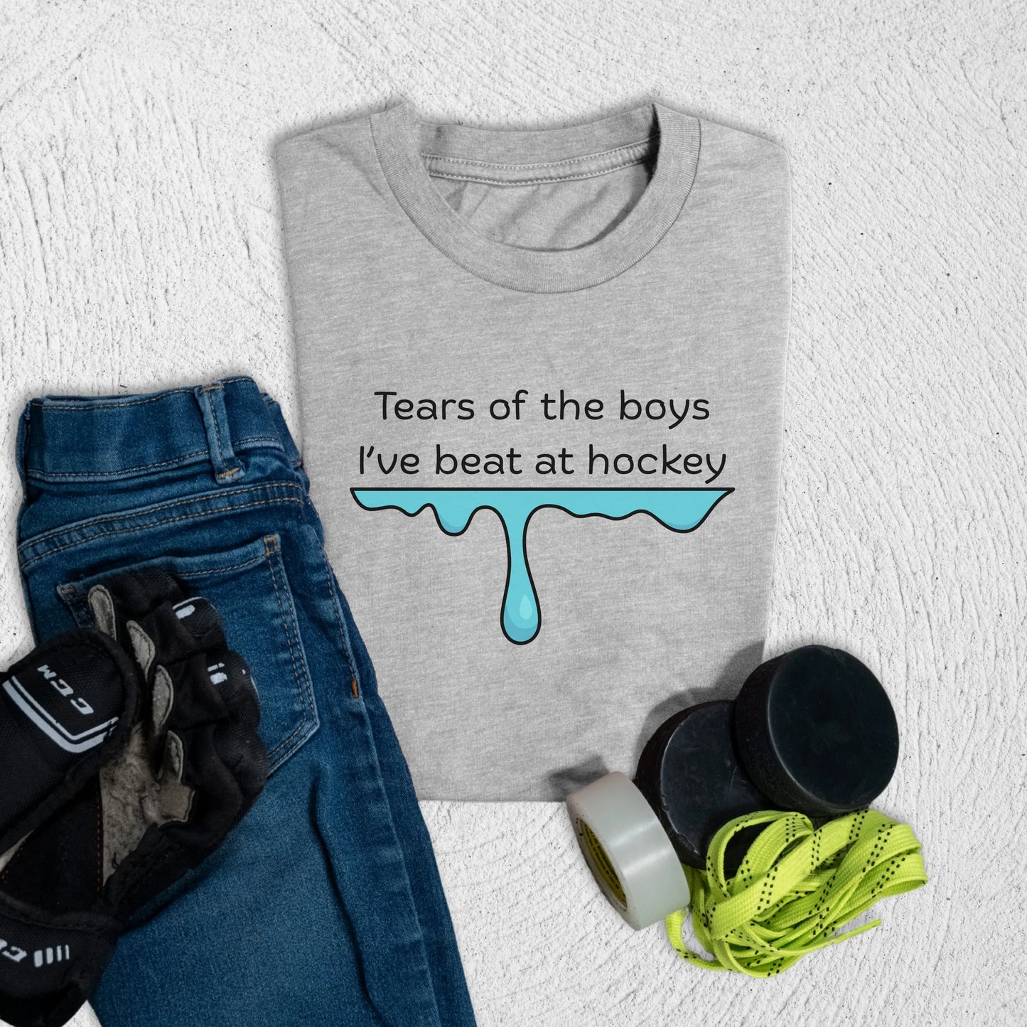 Youth Tears T-Shirt S / Athletic Heather Kids clothes