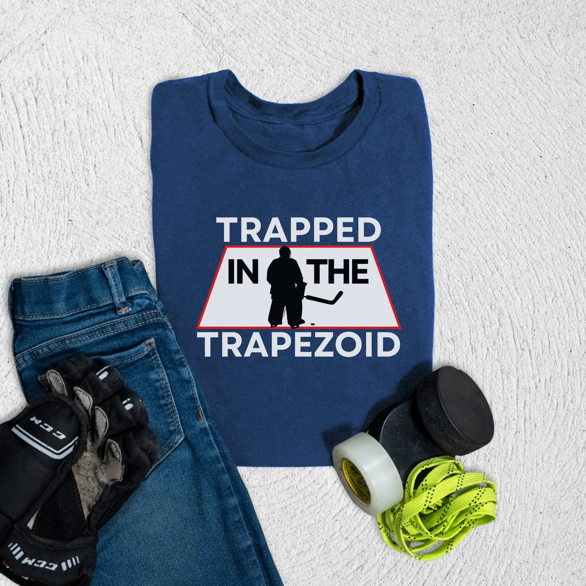 Youth Trapped T-Shirt S / Navy Kids clothes