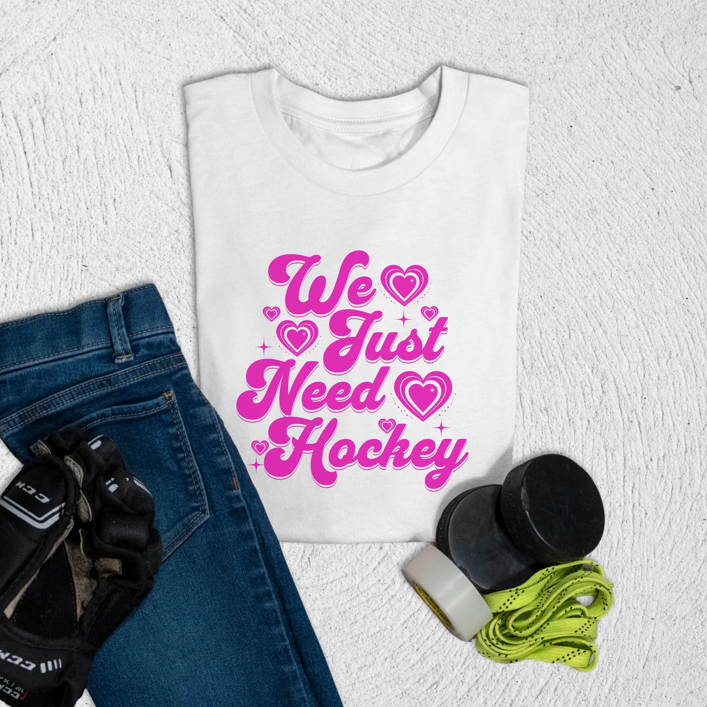 Youth We Need Hockey T-Shirt White / S Kids clothes