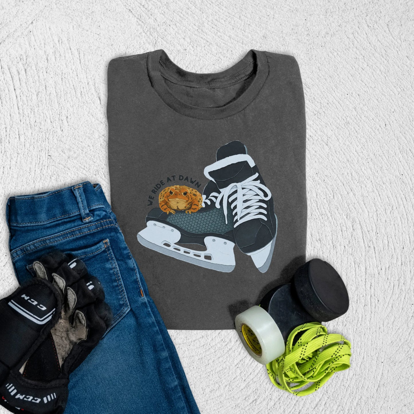 Youth We Ride at Dawn T-Shirt S / Asphalt Kids clothes