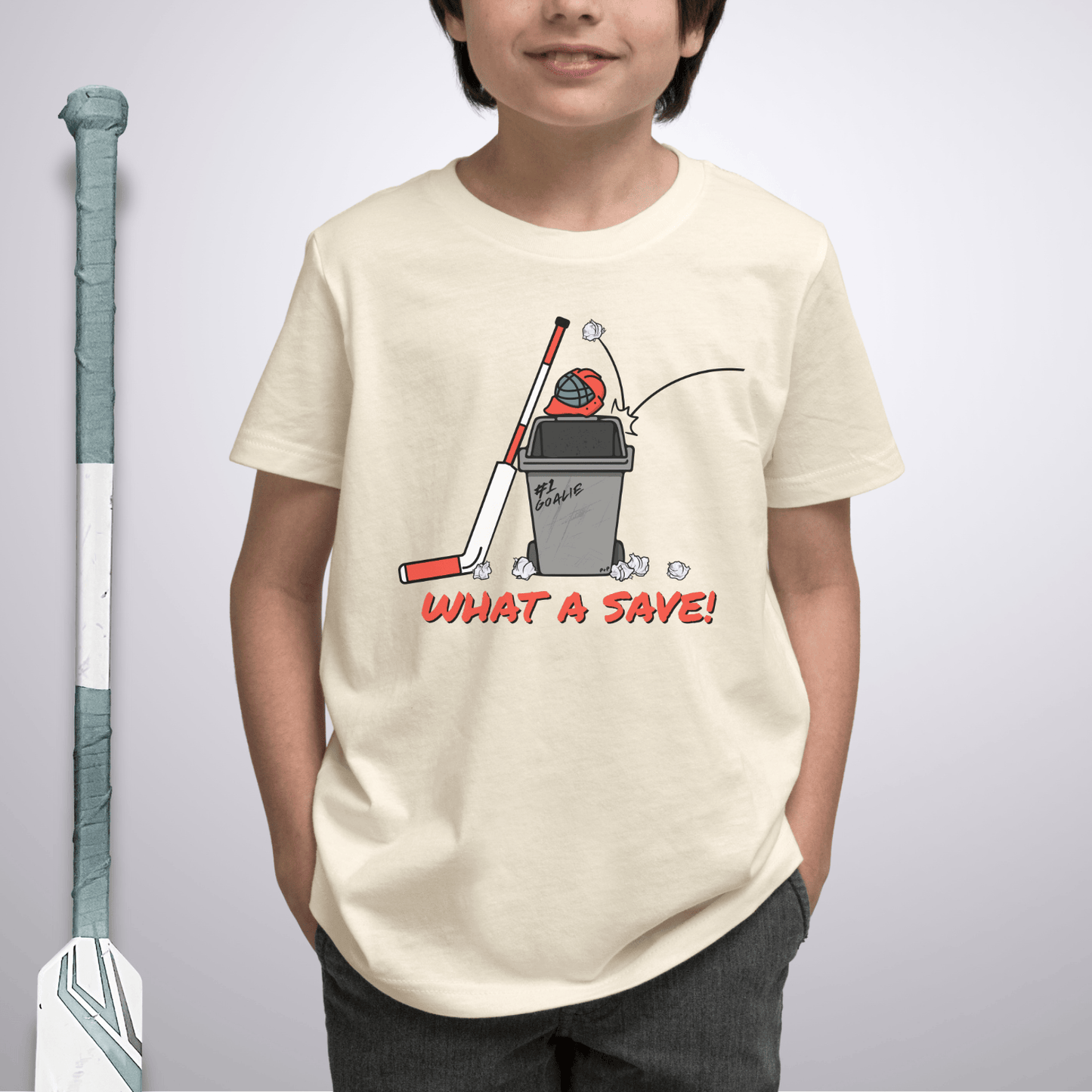 Youth What a Save T-Shirt Natural / S Kids clothes